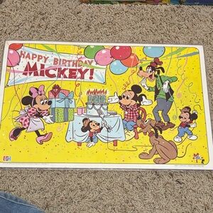 Vintage 1978 Disney Pepsi Happy Birthday Mickey Placemats